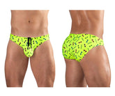 Slip de bain ErgoWear EW1765 X4D SW, couleur jaune vif